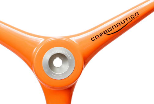 carbonautica sailboat steering wheel orange